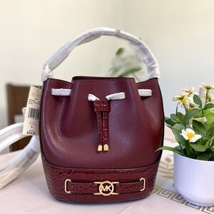 Michael Kors Reed MD Belted Bucket Messenger Bag